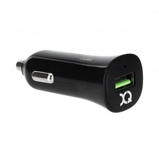 Ładowarka samochodowa Xqisit Qualcomm 3.0 Car Charger USB (czarny)