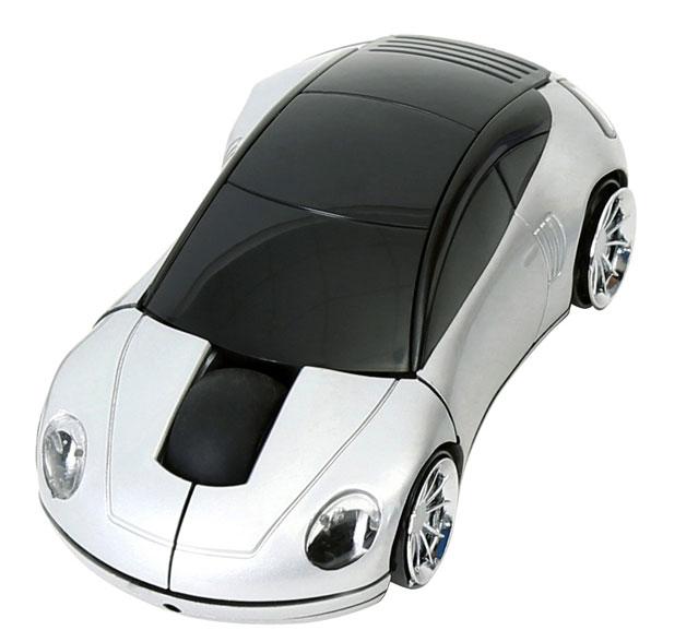 Myszka Omega Car OM-300 (srebrna)