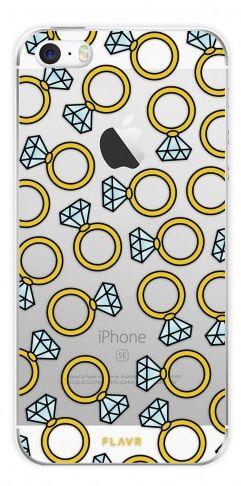 Flavr iPlate Diamond Rings iPhone 5/5s/SE (kolorowy)