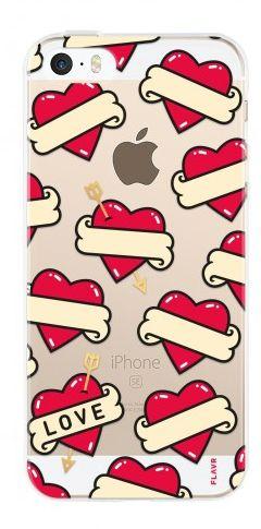 Flavr iPlate Hearts iPhone 5/5s/SE (kolorowy)