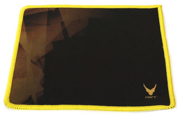 Podkładka Omega Varr Mate OVMP224Y (czarno-żółta)