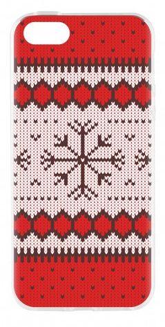Flavr Case Ugly Xmas Sweater iPhone 5/5s/SE (czerwony)