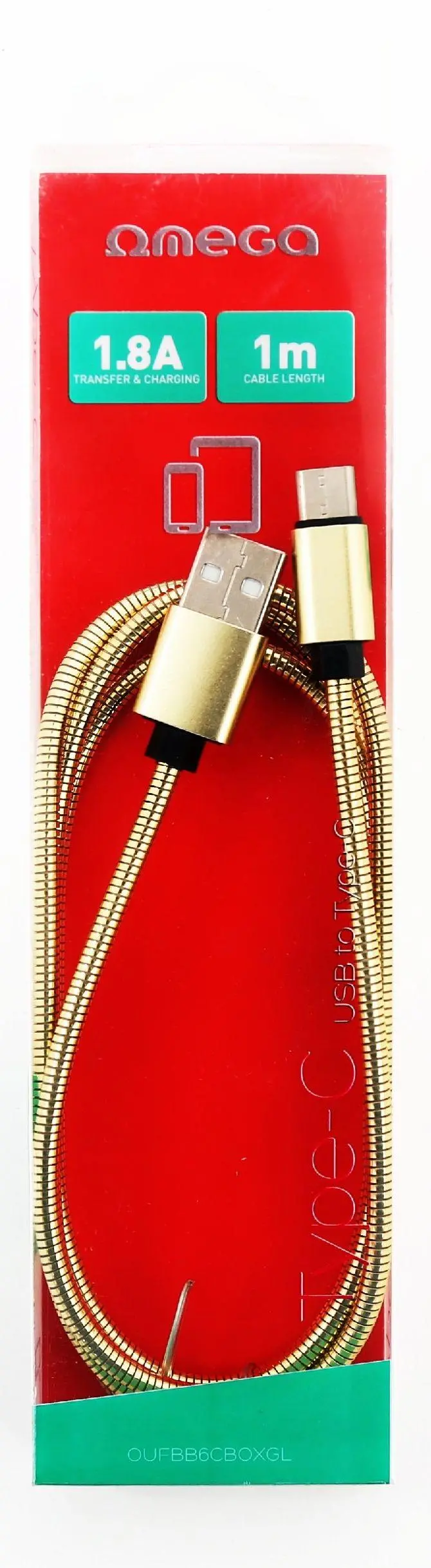 Kabel Omega OUFBB6LBOXGL Złoty
