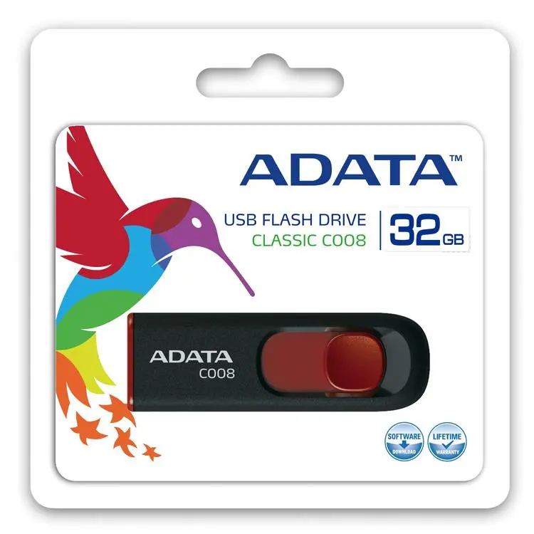 PenDrive Adata C008 32GB USB 2.0  Czarny