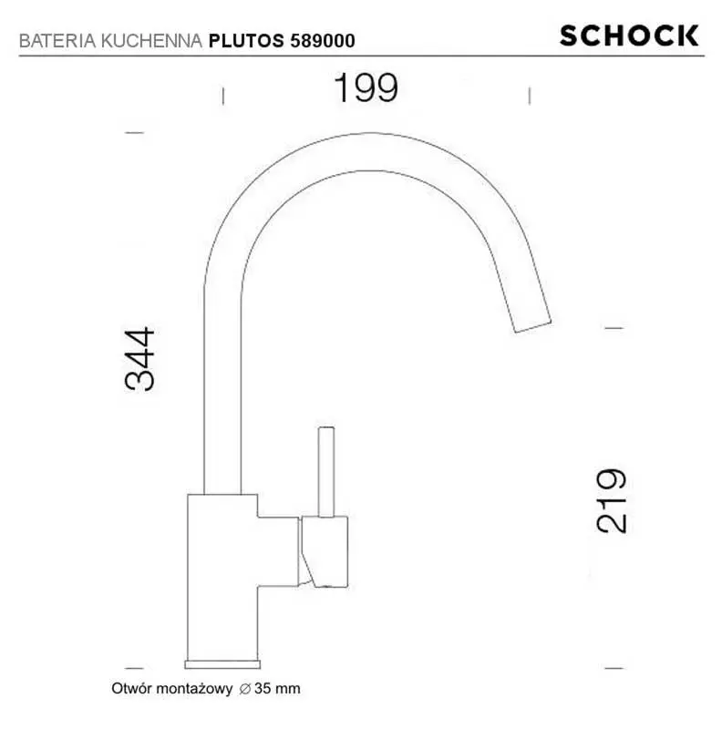 Bateria Schock Plutos 589000 Biały Mosiądz