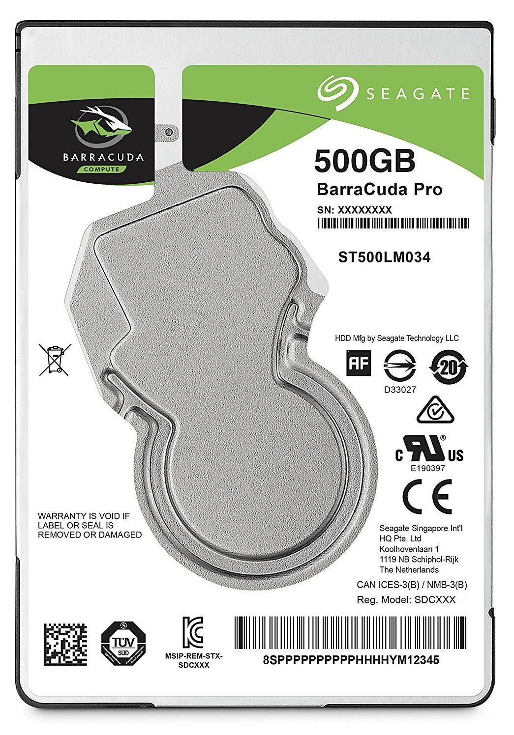 Dysk Seagate Barracuda Pro 500GB ST500LM034 SATA3 2,5"