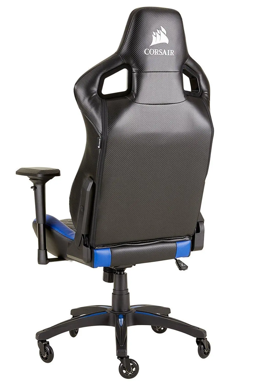Fotel Corsair T1 Race 2018 Gamingowy do 120kg Skóra ECO Czarno-niebieski