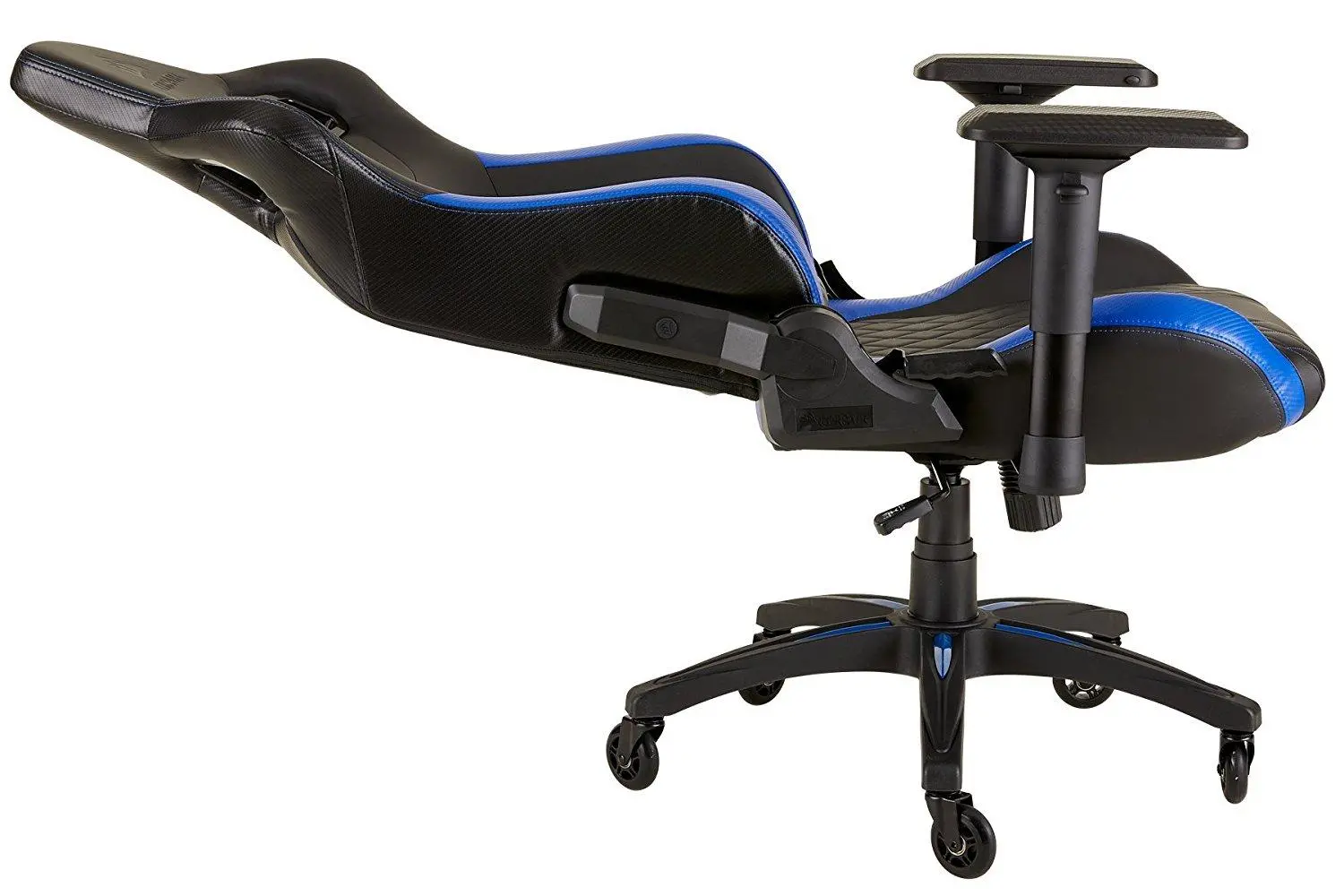 Fotel Corsair T1 Race 2018 Gamingowy do 120kg Skóra ECO Czarno-niebieski