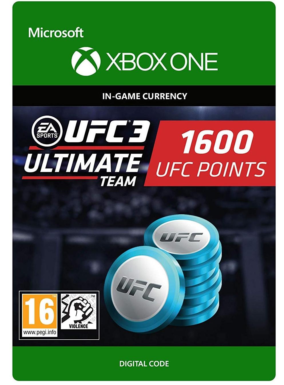 EA Sports UFC 3 - 1600 Punktów [kod aktywacyjny] Xbox One