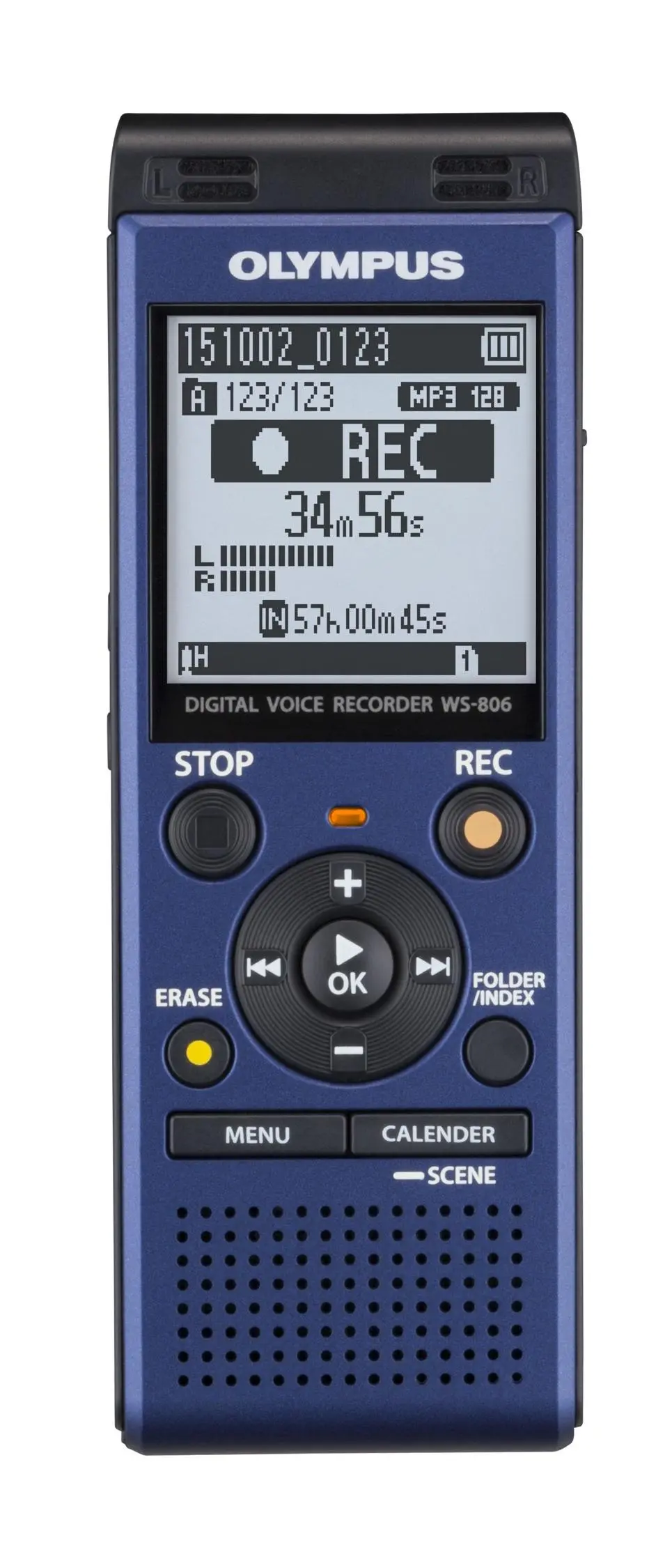 Dyktafon Olympus WS-806 + Wordlify 1 rok licencji Niebieski