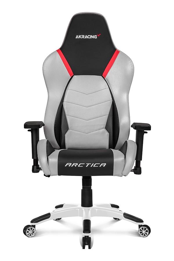 Fotel Akracing Arctica (srebrny)