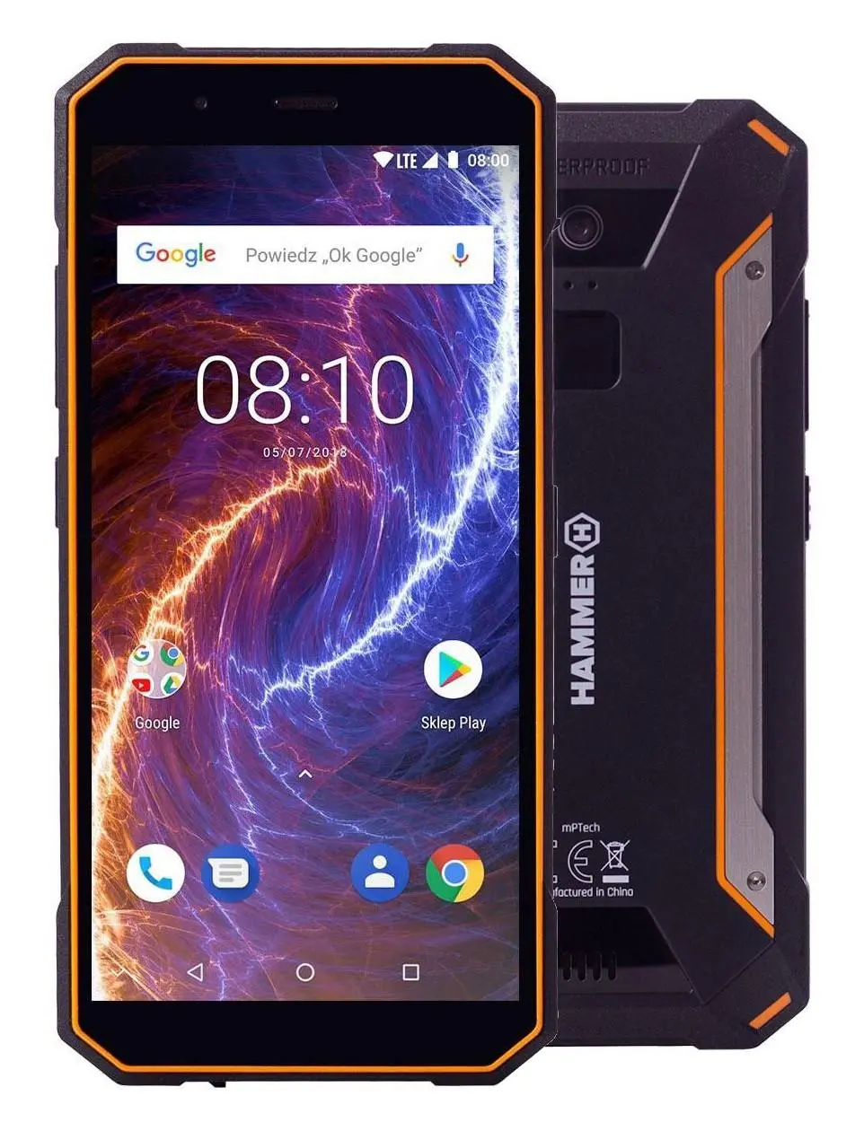 Smartfon myPhone Hammer Energy 18x9 5,7" 13Mpix Czarno-pomarańczowy