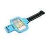 Etui Platinet Sports LED Armband 43706 Niebieski do 5"