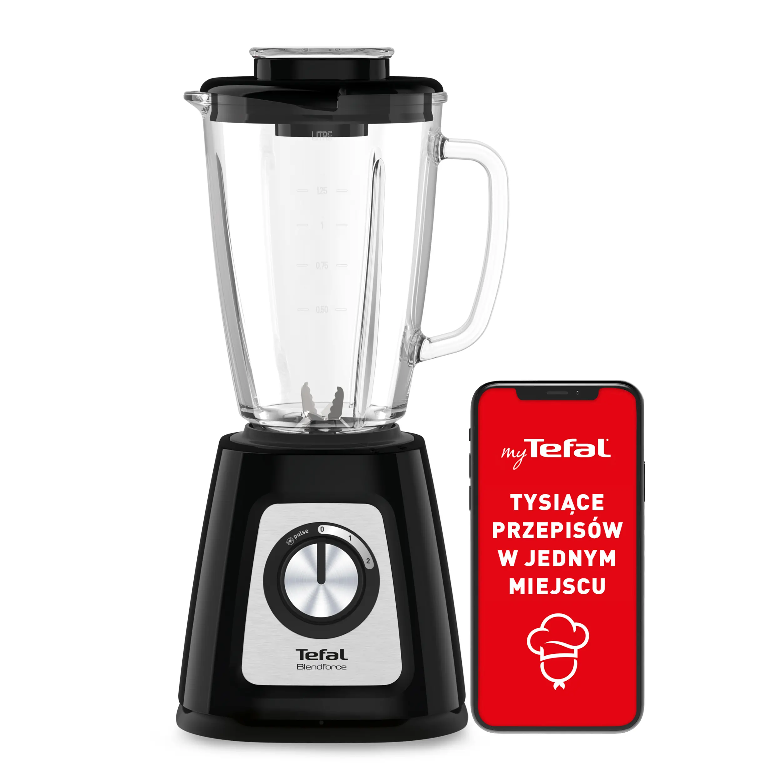 Blender kielichowy Tefal BlendForce 2 BL435831 1,75l