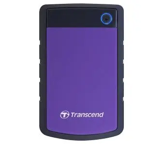 Dysk Transcend StoreJet 25 H3P 4TB USB 3.0 Fioletowy