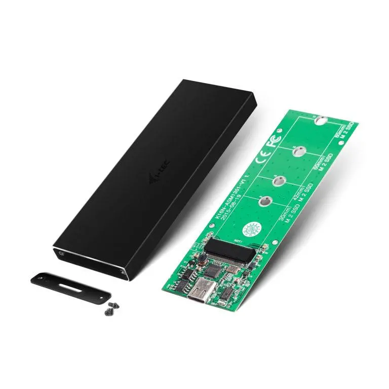 Obudowa i-Tec MySafe USB-C SATA M.2 Czarny