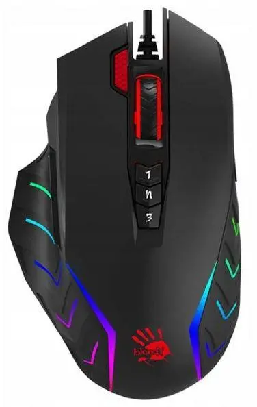 Myszka gamingowa A4tech Bloody J95 Pixart RGB Czarny