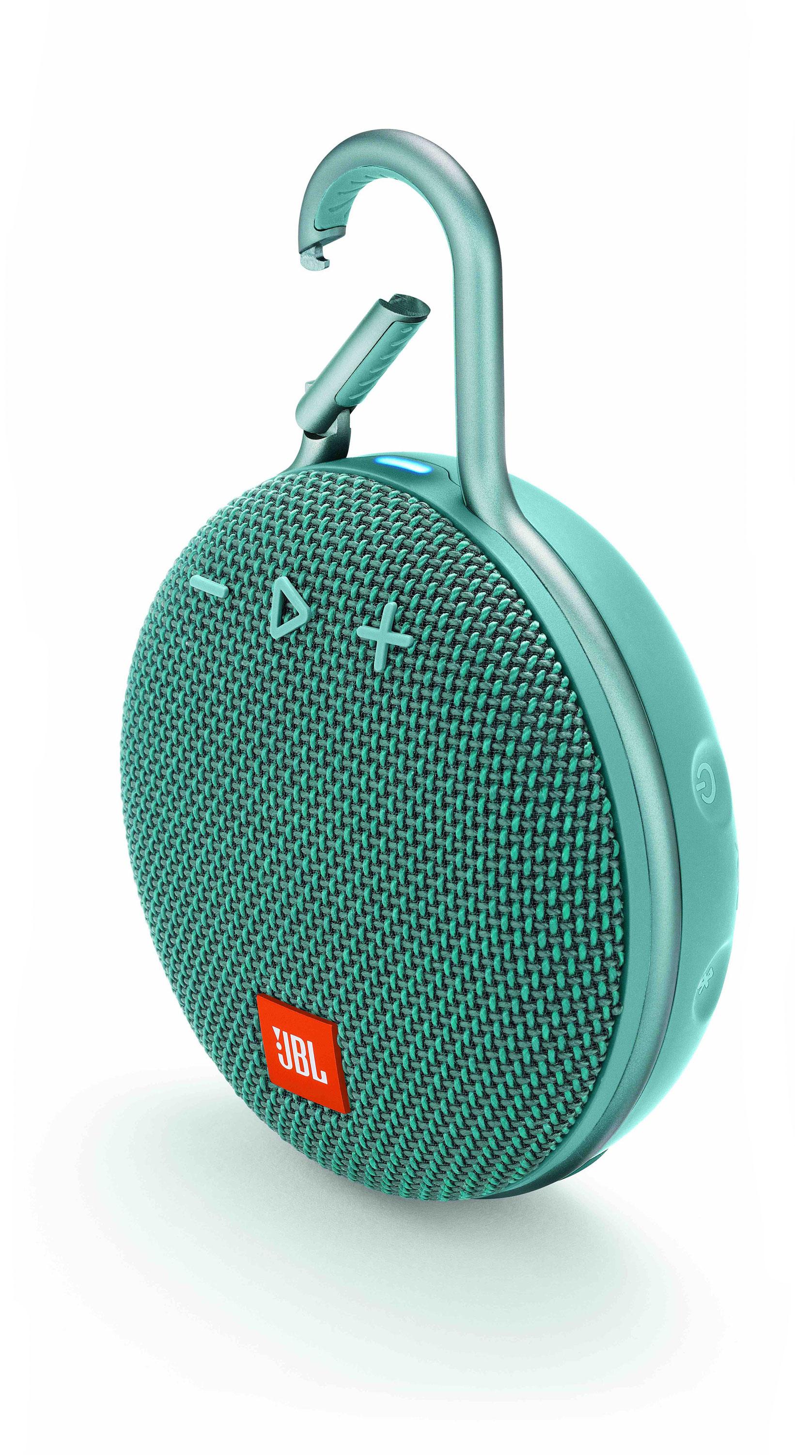 Głośnik Bluetooth JBL Clip 3 (turkusowy)