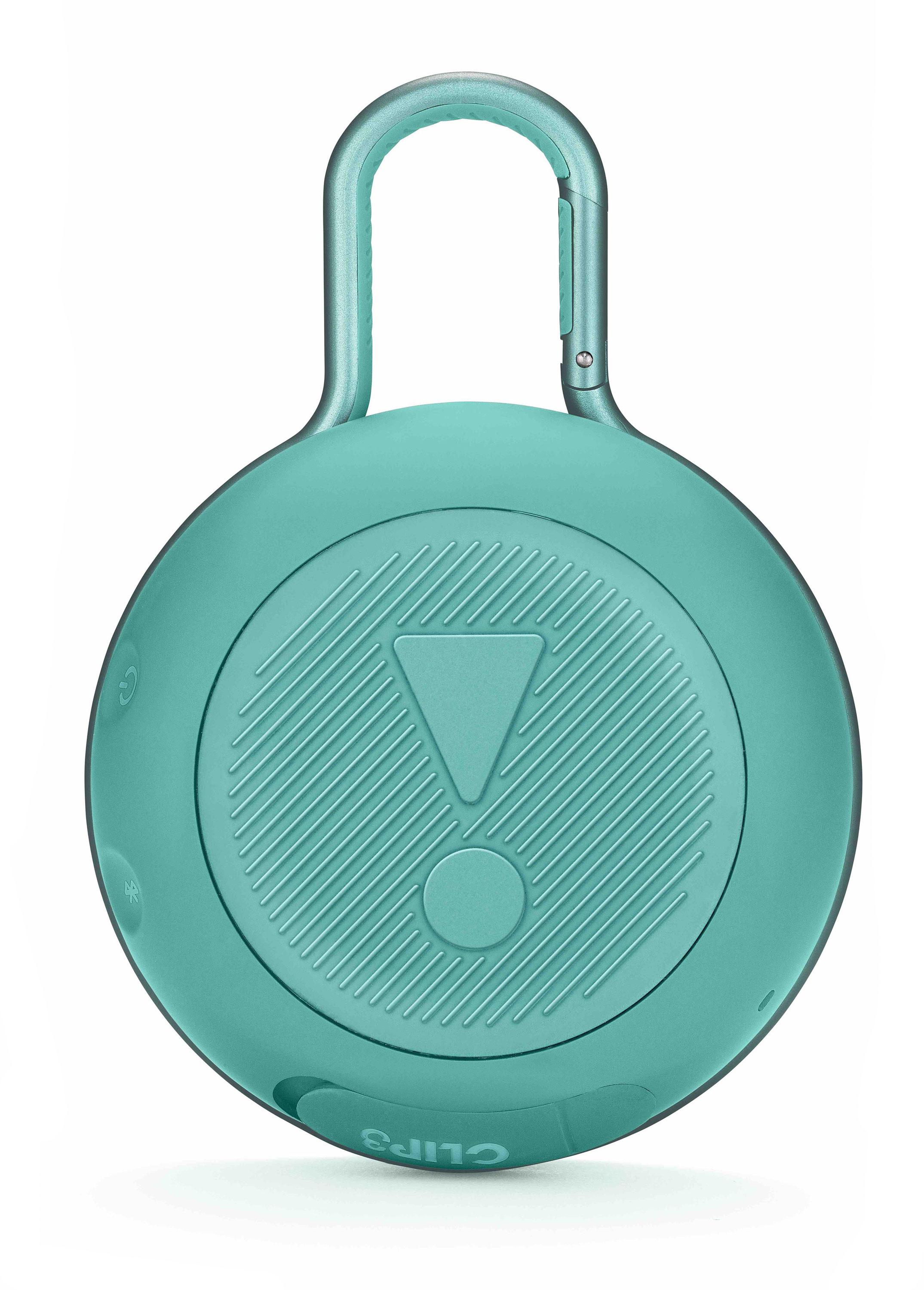 Głośnik Bluetooth JBL Clip 3 (turkusowy)