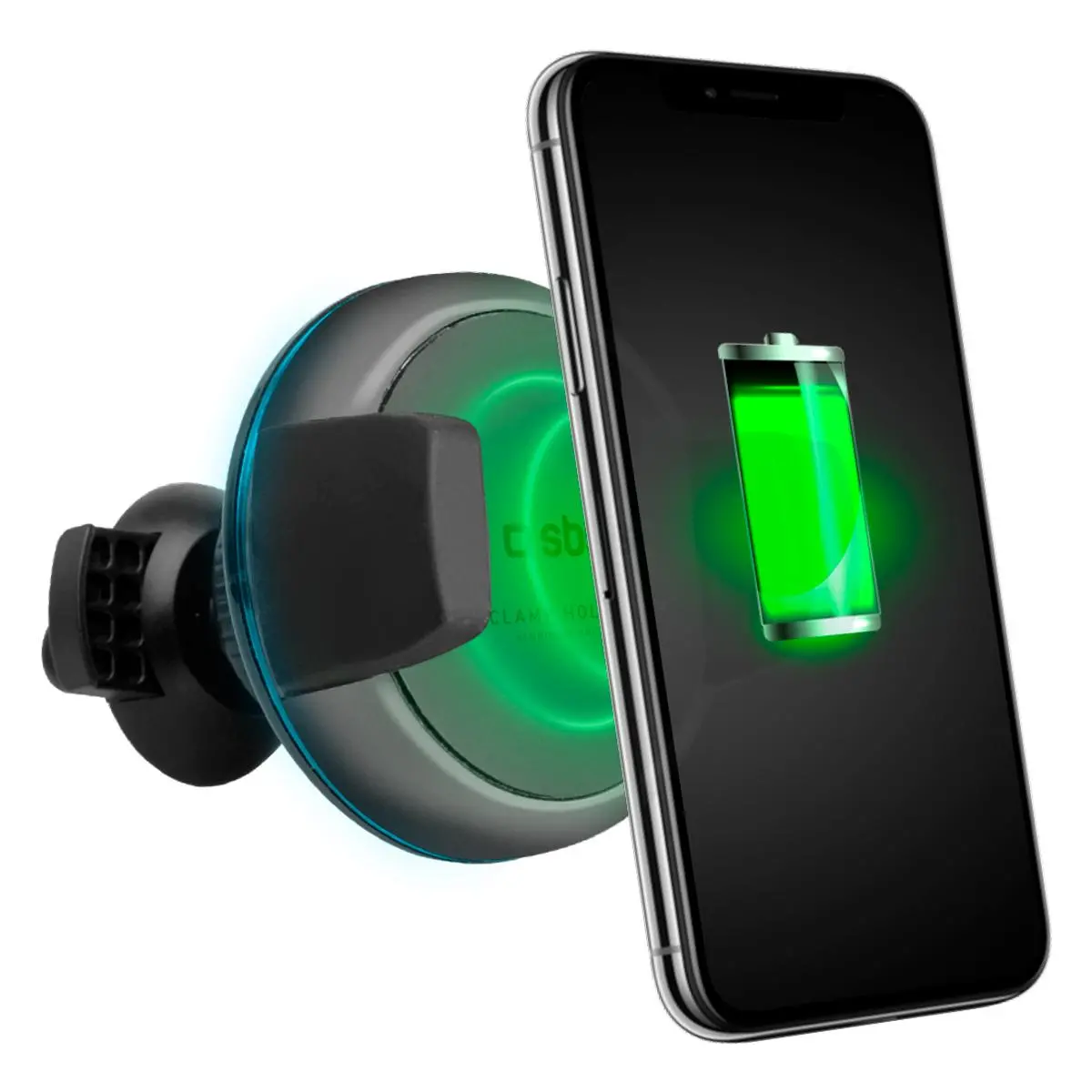 Uchwyt na telefon SBS TESUPROUNDWIR10W Czarny