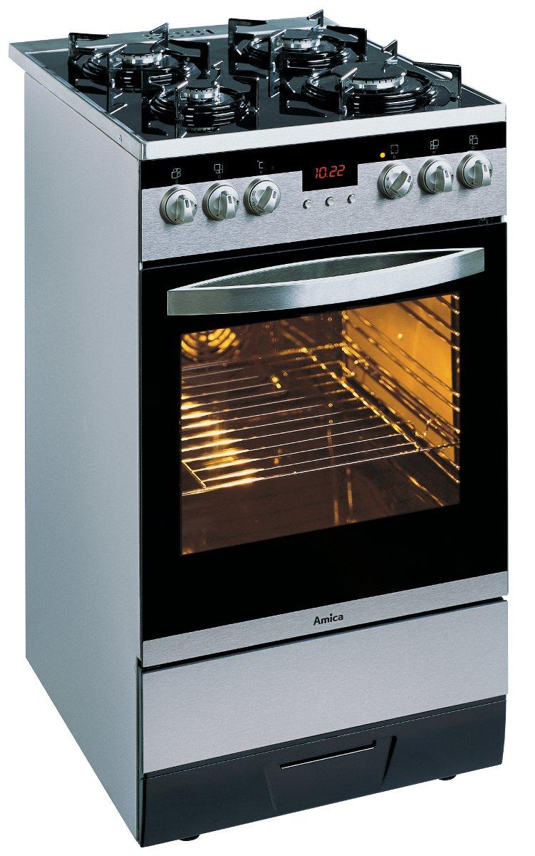 Kuchnia gazowo-elektryczna Amica Platinum 56GcE3.43ZpTaKD(Srx) Eco