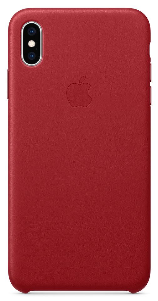 Etui Apple Leather Case do iPhone Xs Max MRWQ2ZM/A (czerwony)