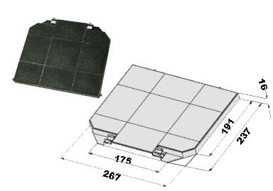 Filtr do okapu Faber 112.0157.243