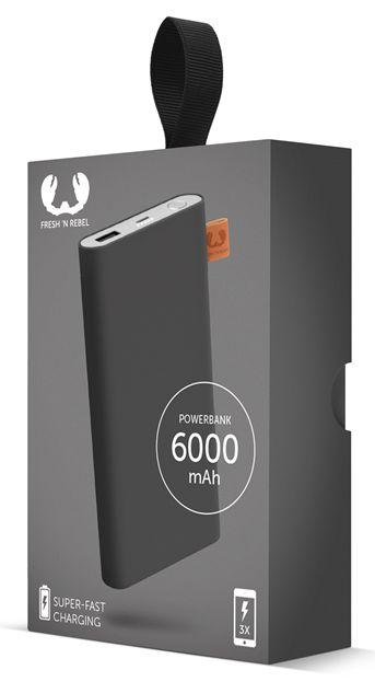 Powerbank Fresh 'n Rebel 6000 mAh Concrete