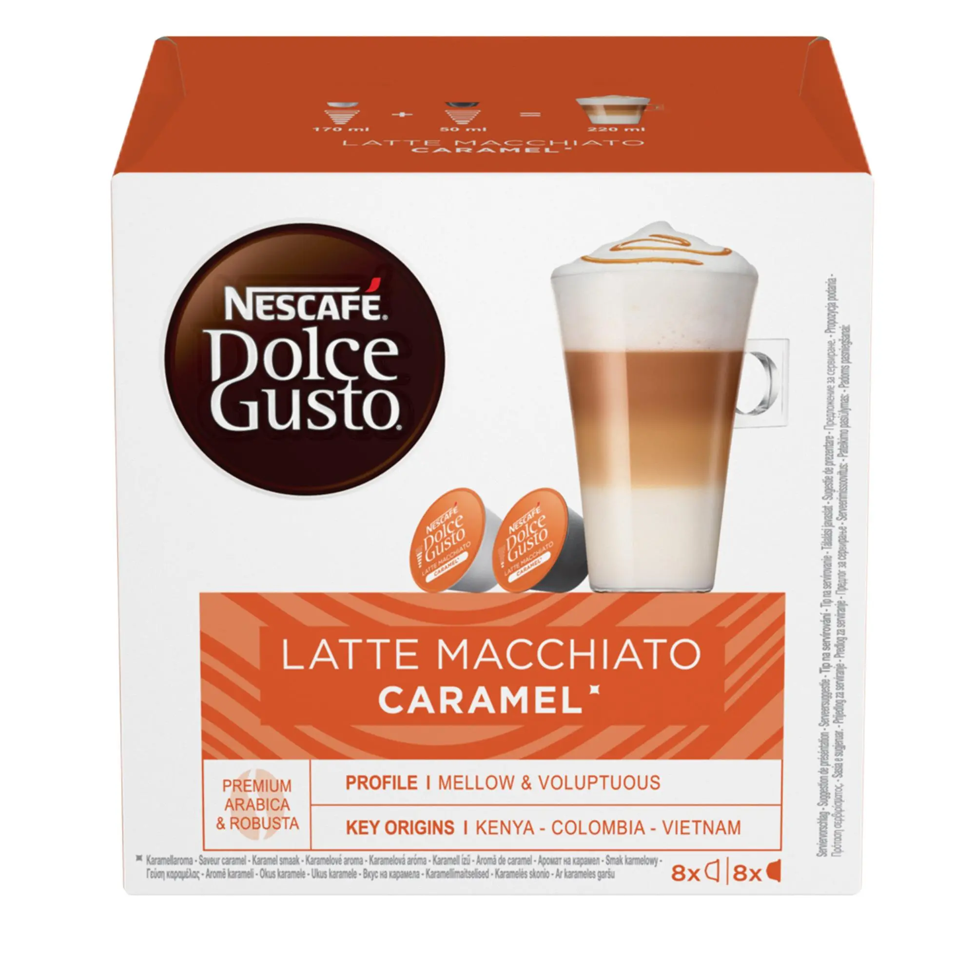 Kapsułki Nescafe Dolce Gusto Latte Macchiato Caramel 16szt.