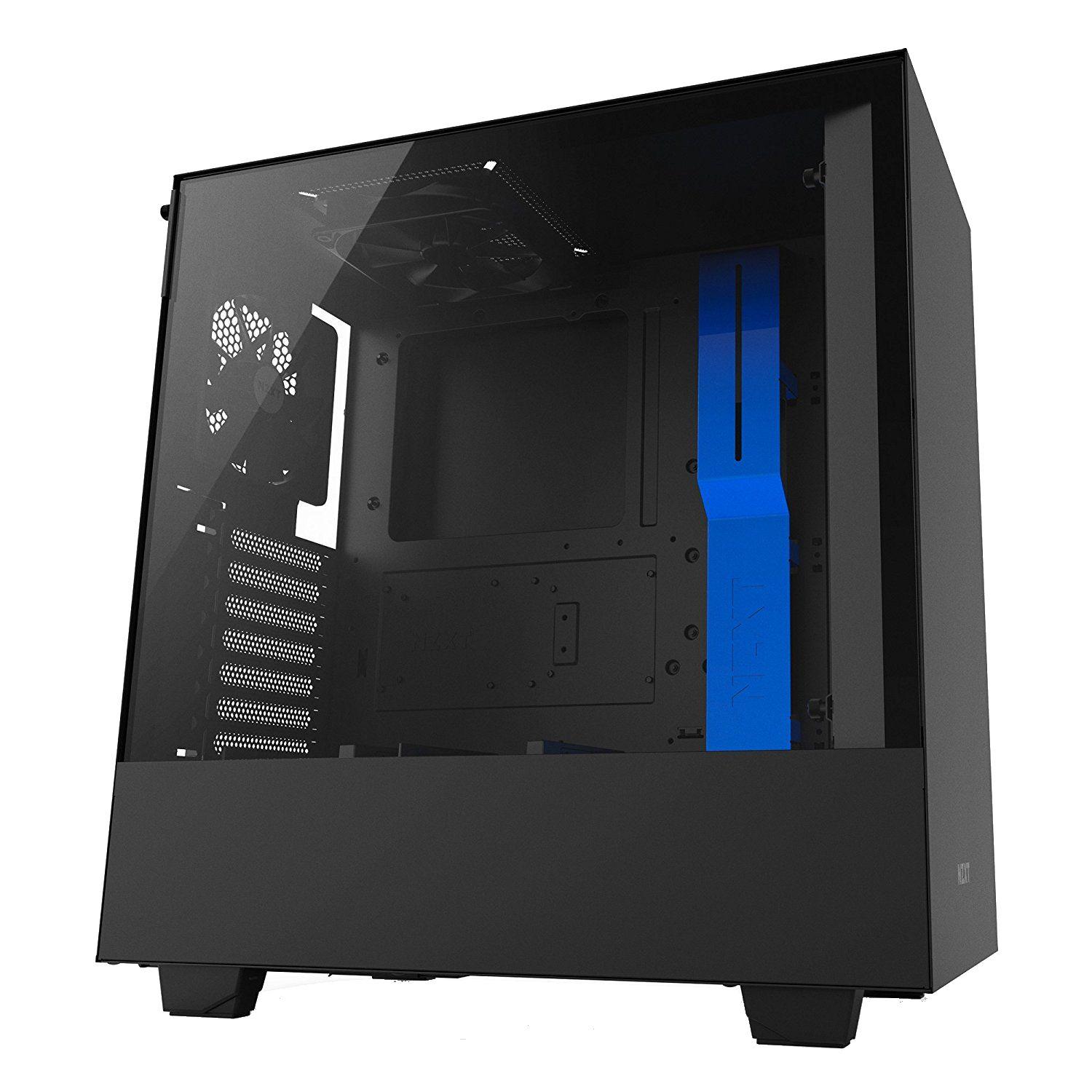Obudowa NZXT H500 (matowy-czarno/niebieski)