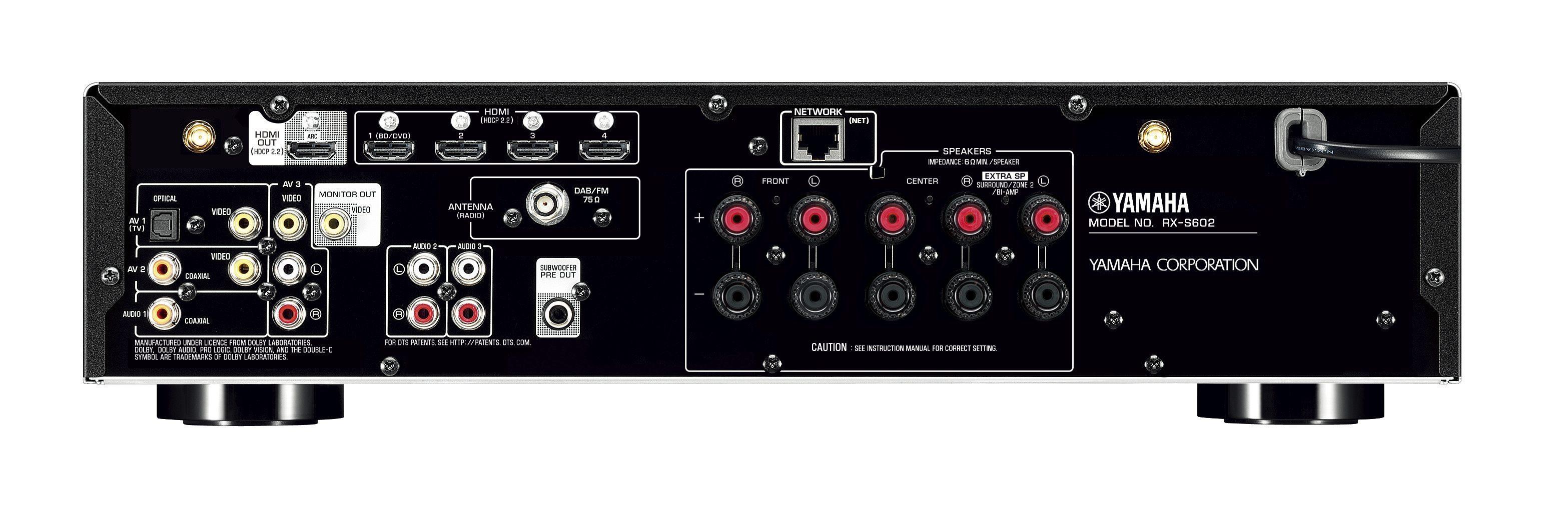 Amplituner Yamaha MusicCast RX-S602 (czarny)