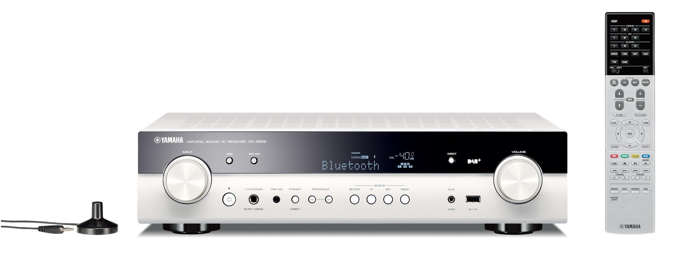 Amplituner Yamaha MusicCast RX-S602 (biały)