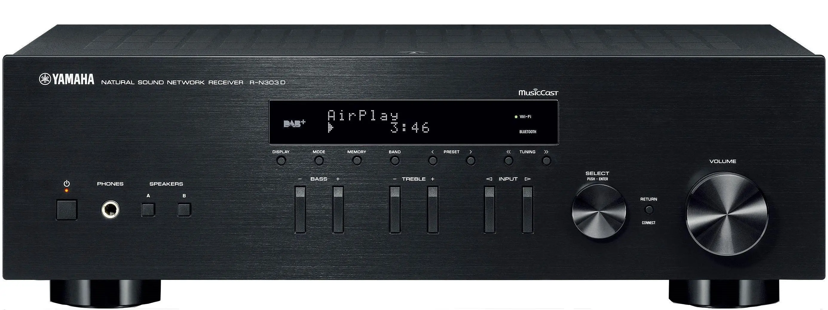 Zestaw stereo Yamaha MusicCast R-N303D Czarny, Elac Debut 2.0 B6.2 Czarny