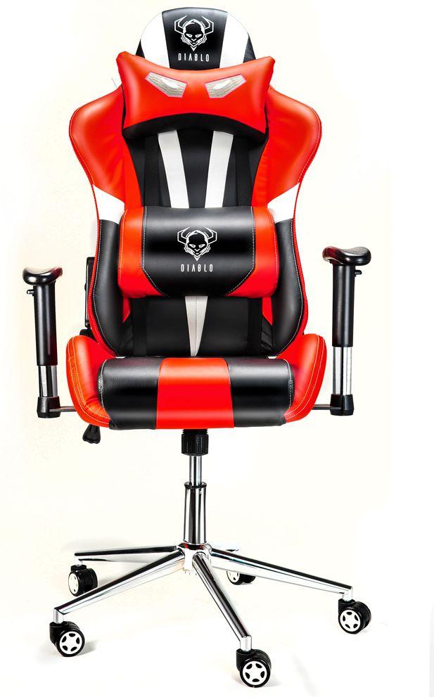 Fotel Diablo Chairs X-Eye (czarno-czerwony)