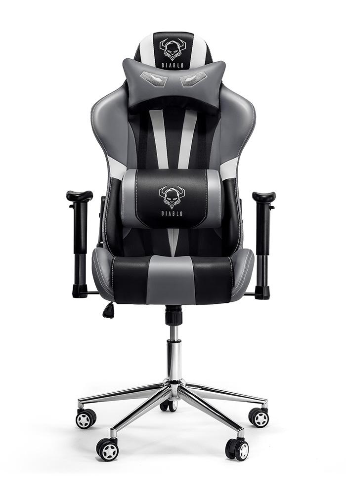 Fotel Diablo Chairs X-Eye (czarno-szary)