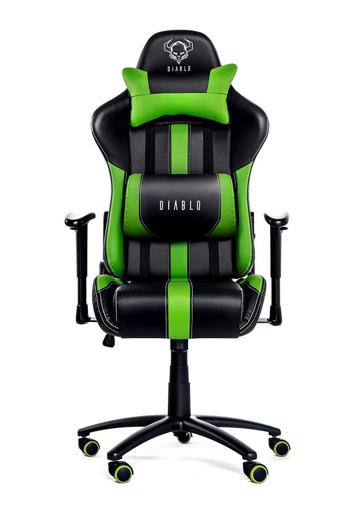 Fotel Diablo Chairs X-Player (czarno-zielony)