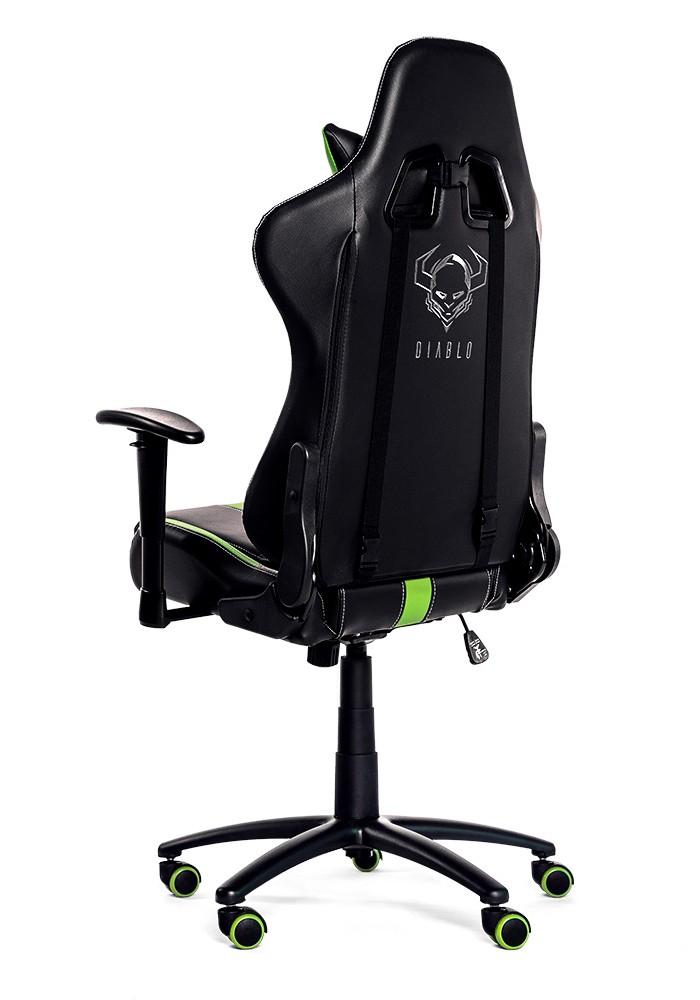 Fotel Diablo Chairs X-Player (czarno-zielony)