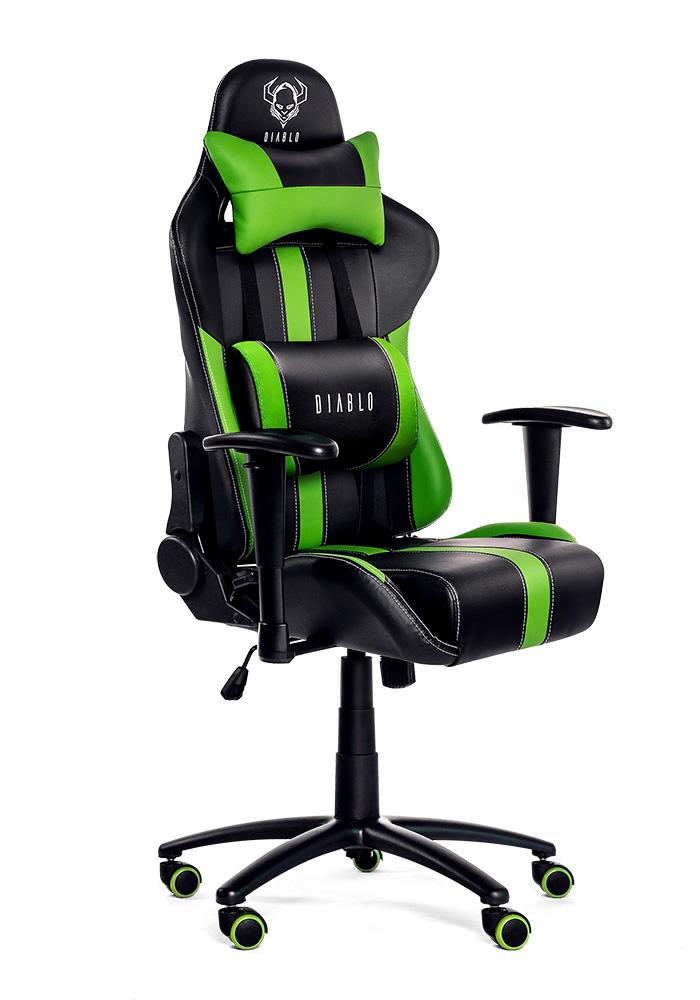Fotel Diablo Chairs X-Player (czarno-zielony)