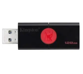 PenDrive Kingston DataTraveler 106 128GB USB 3.1 Czarno-czerwony