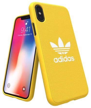 Etui Adidas Moulded Case do iPhone X/Xs (żółty)
