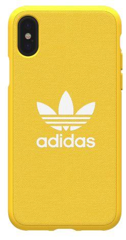 Etui Adidas Moulded Case do iPhone X/Xs (żółty)