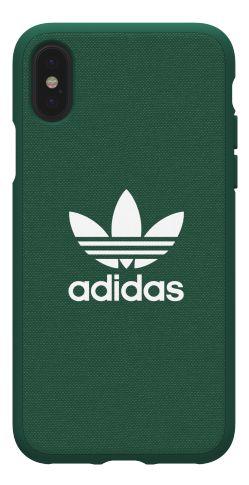 Etui Adidas Moulded Case do iPhone X/Xs (zielony)