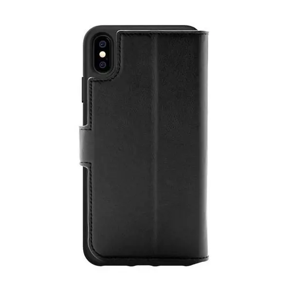 Etui Bugatti Zurigo Burnished do iPhone Xs Max Czarny