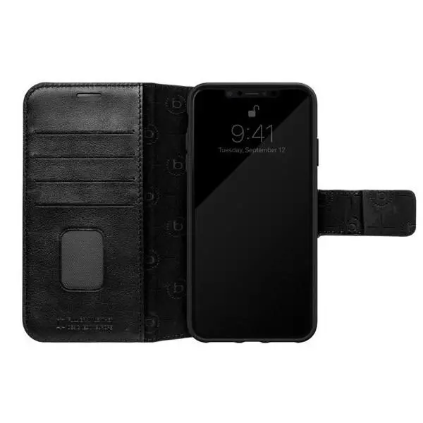 Etui Bugatti Zurigo Burnished do iPhone Xs Max Czarny