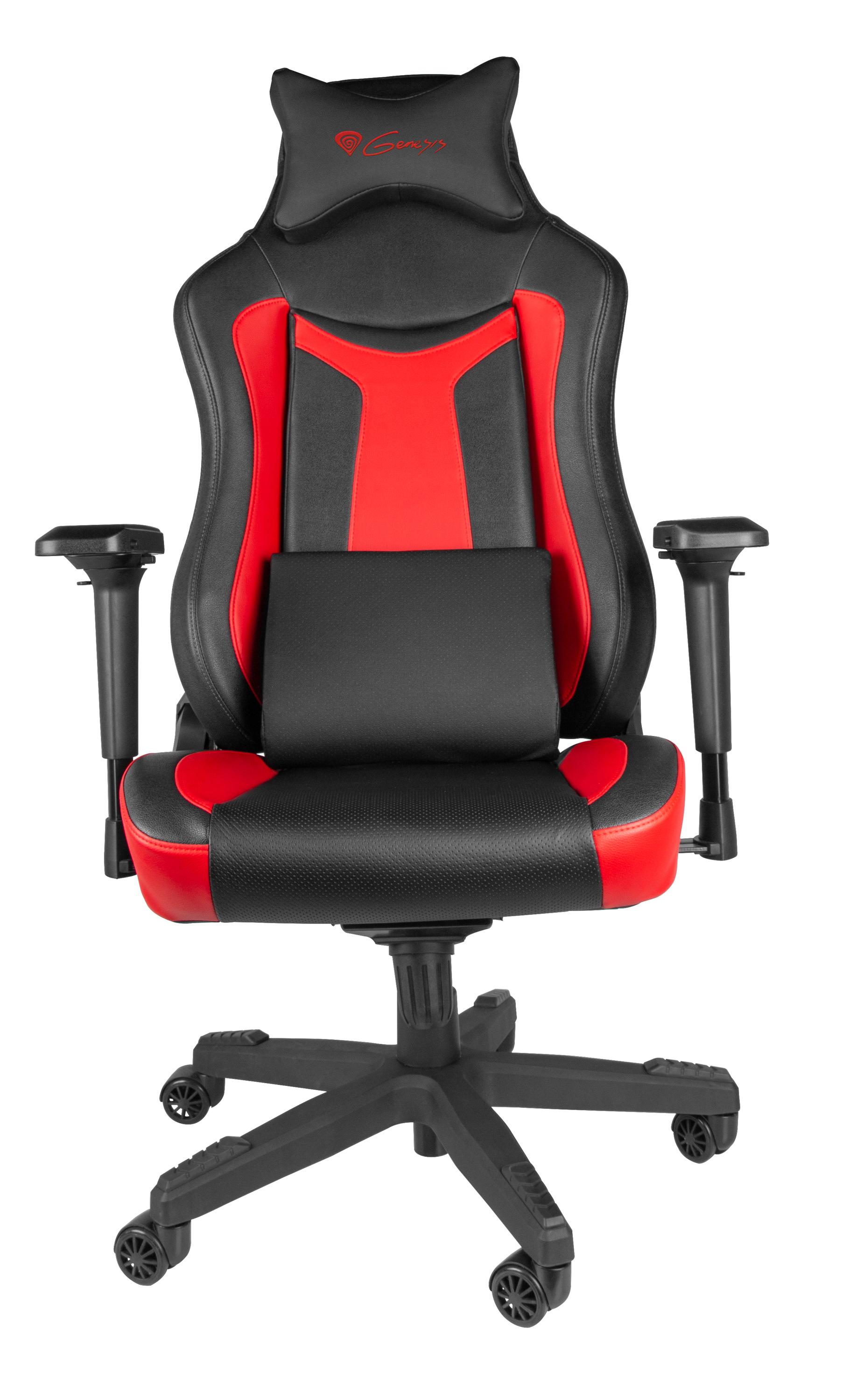 Fotel Genesis Nitro 790 (czarno-czerwony)