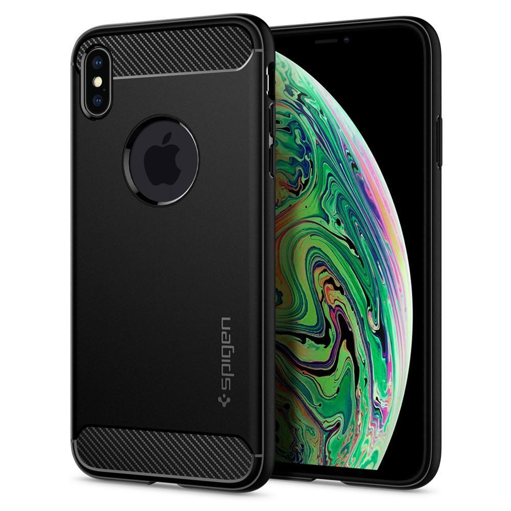 Etui Spigen Rugged Armor 065CS25125 do iPhone Xs Max (matte black)