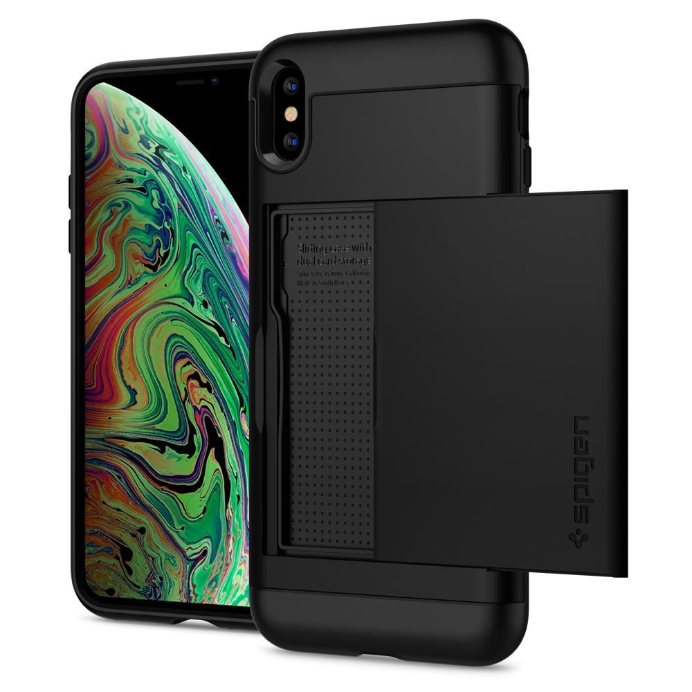 Etui Spigen Slim Armor CS 065CS24842 do iPhone Xs Max (czarny)