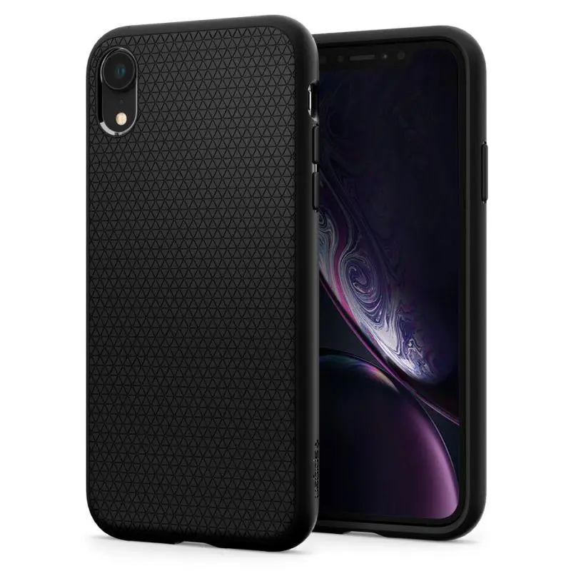 Etui Spigen Liquid Air 064CS24872 do iPhone XR Czarny