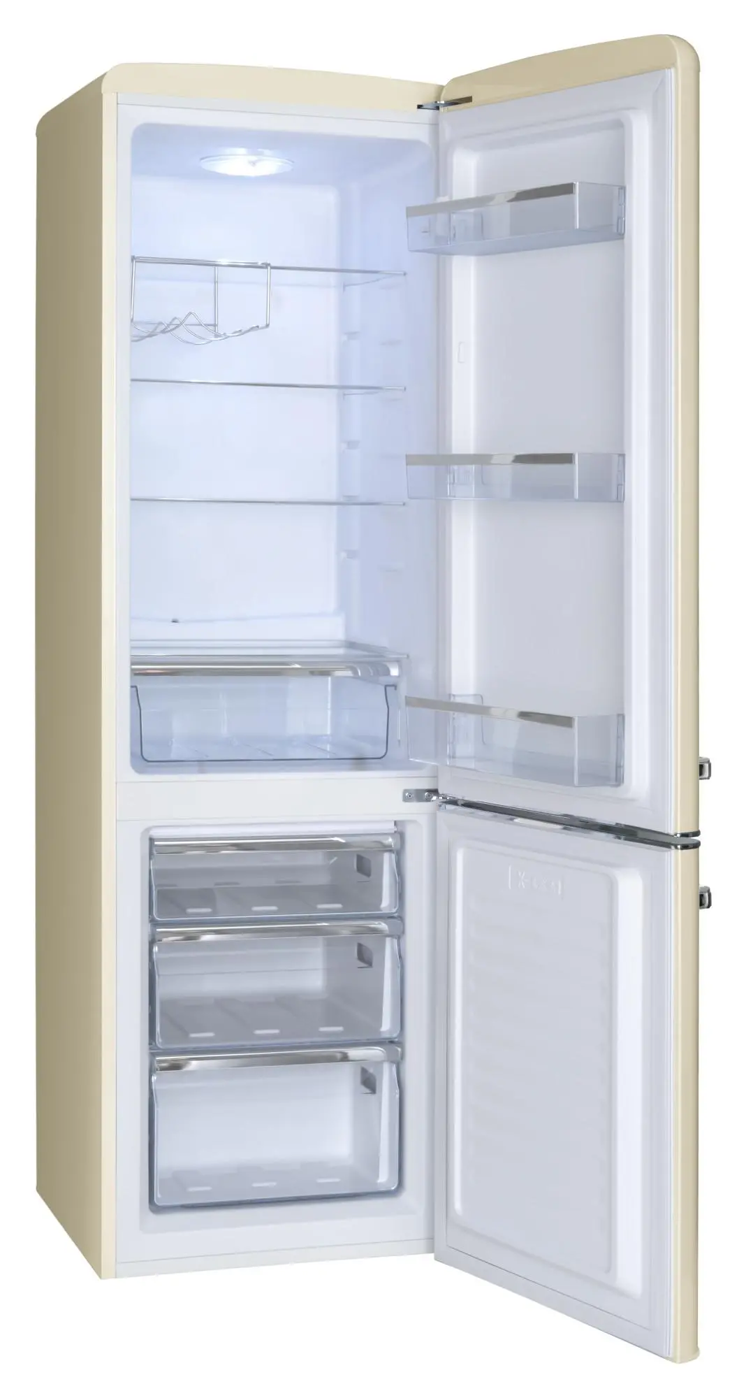 Lodówka Amica FK2965.3GAA 181cm Beżowy