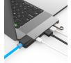 Hyper HyperDrive NET 6-in-2 Hub dla USB-C MacBook Pro (szary)